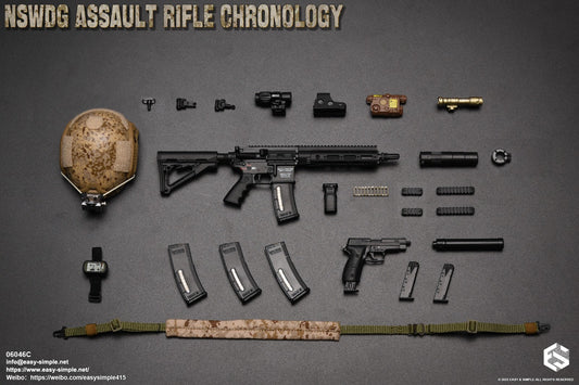 1:6 Easy & Simple NSWDG Assault Rifle Chronology Set C for 12" Figures 06046C