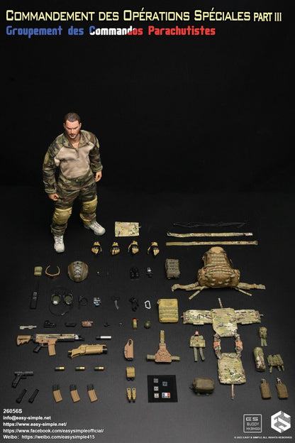 1:6 Easy & Simple French Airborne Coyote Tan Dump Pouch for 12" Figures