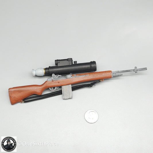 1:6 scale Ultimate Soldier Vietnam US Army Sniper M14 Rifle w/ Starlight Scope