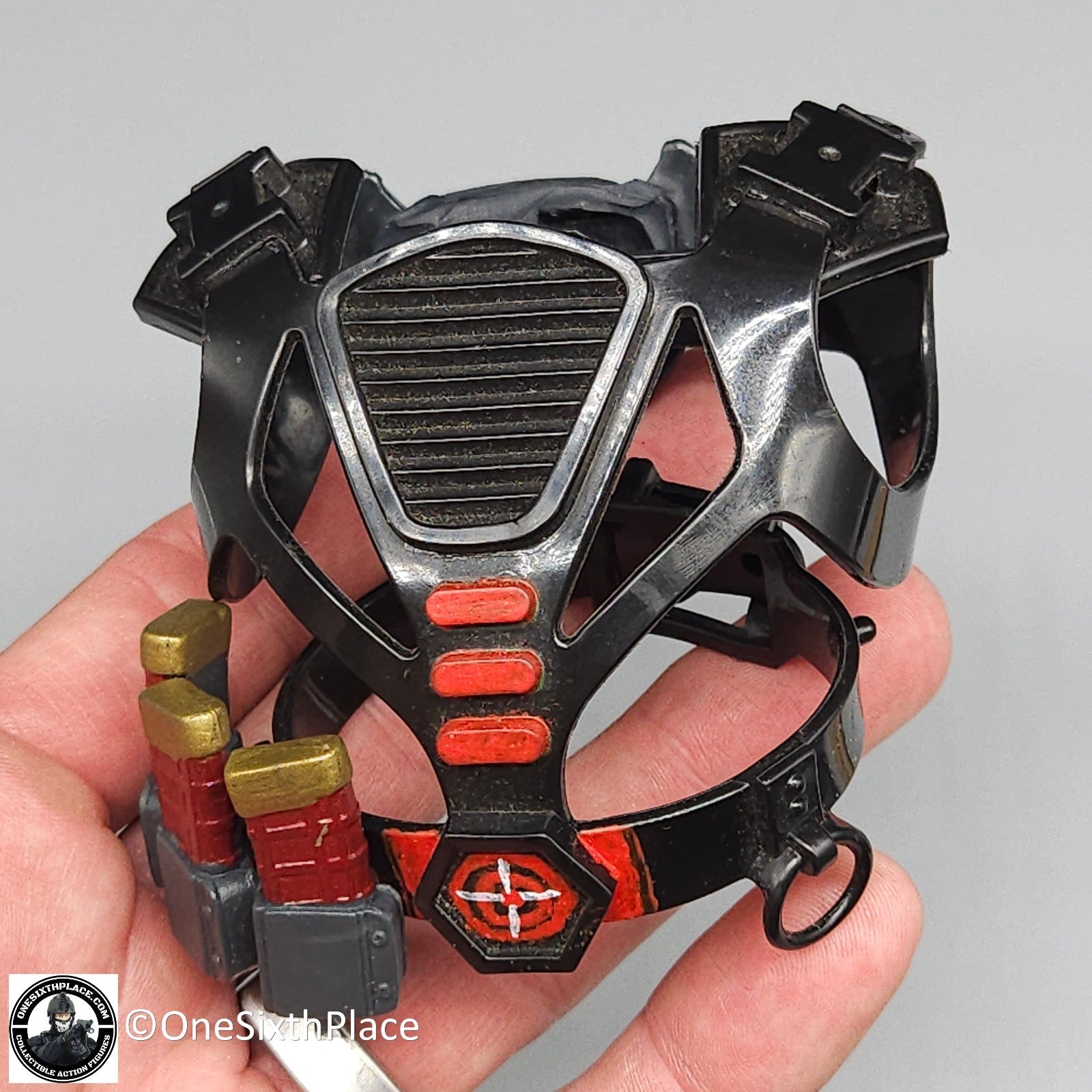 1:6 scale Custom Painted Hasbro Deadshot Vest for 12" Figures
