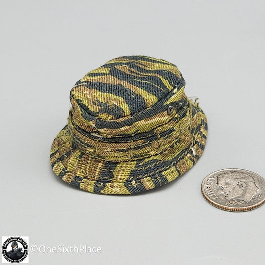 1:6 scale Toy Soldier Vietnam LRRP Kenn Miller Camo Boonie Hat for 2" Figures