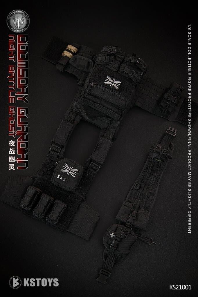 1:6 scale KSToys Doomsday Guardian Skull Mask Hood for 12" Figures