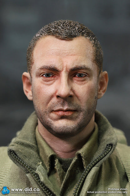 1:6 DiD WWII US 2nd Ranger Sergeant Horvath Male Head Sculpt for 12" Figures