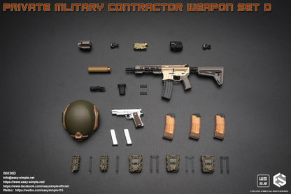 1:6 Easy & Simple Private Military Contractor Weapon Set D Ver. D for 12" Figure