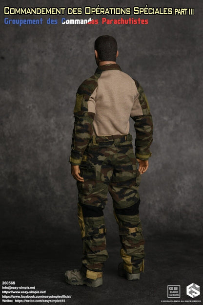 1:6 Easy & Simple French Airborne CCE Camo Combat Uniform for 12" Figures