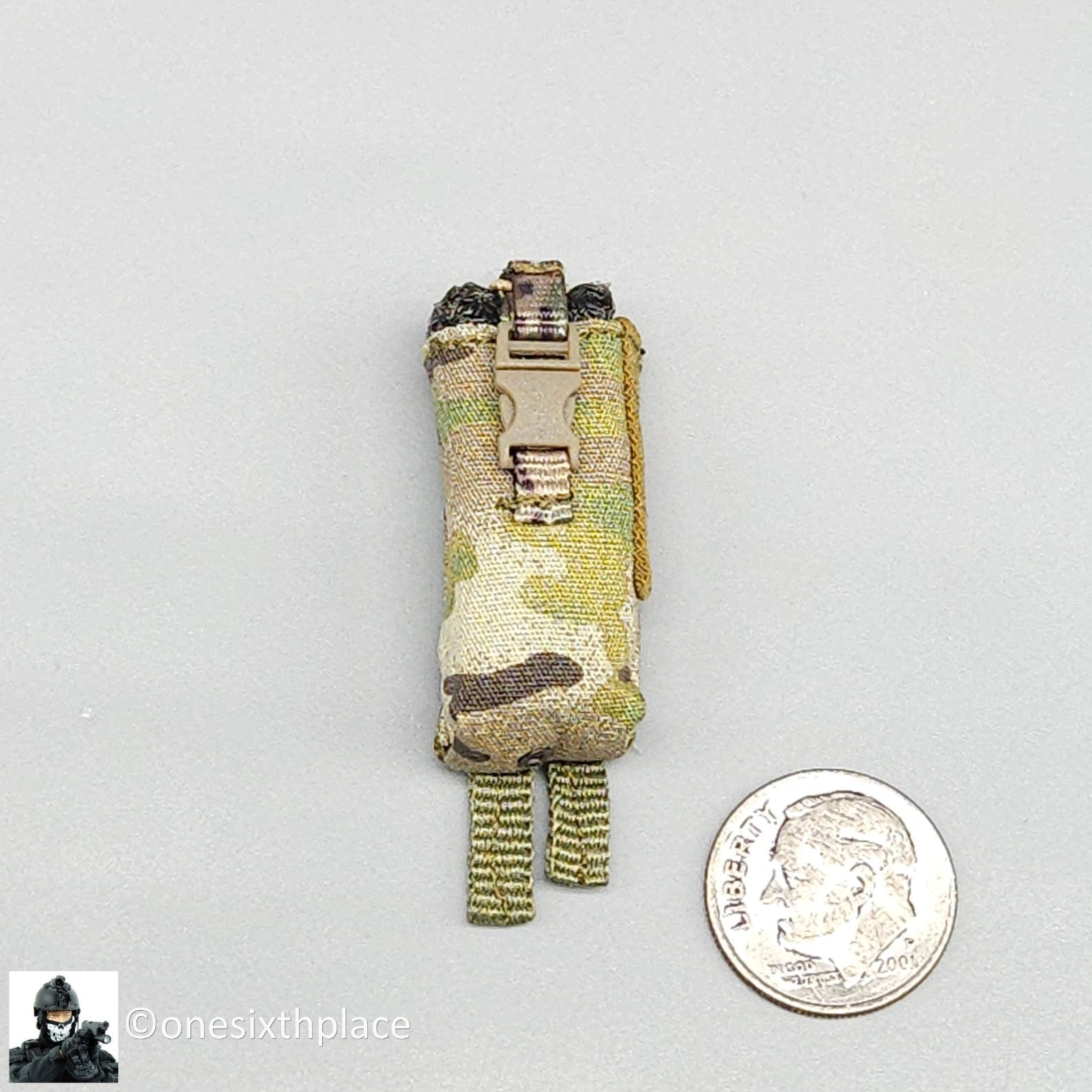 1:6 scale Easy & Simple Coalition Forces Multicam Radio Pouch 12" Figure 26065SC