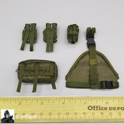 1:6 Easy & Simple CBI Enforcer Corps Yuri Leg Panel & Pouch Set #1 for 12" GIJoe