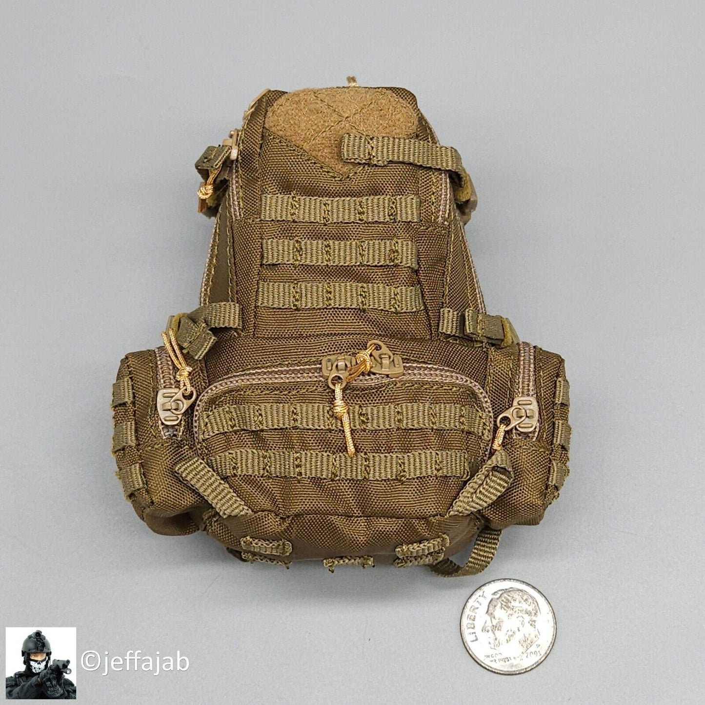 1:6 Easy & Simple French Special Operations Command Assault Backpack