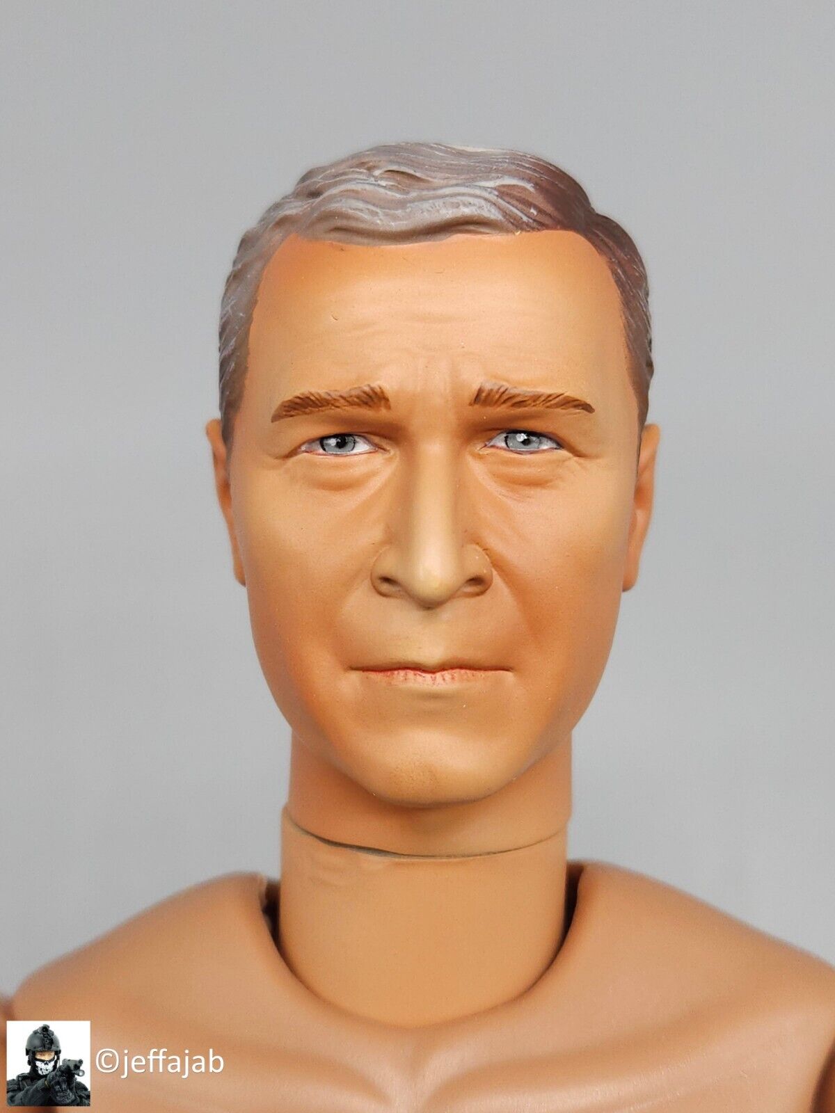 1:6 BBI Naval Aviator George Bush Male Body w/ Head & Gloves for 12" Figures