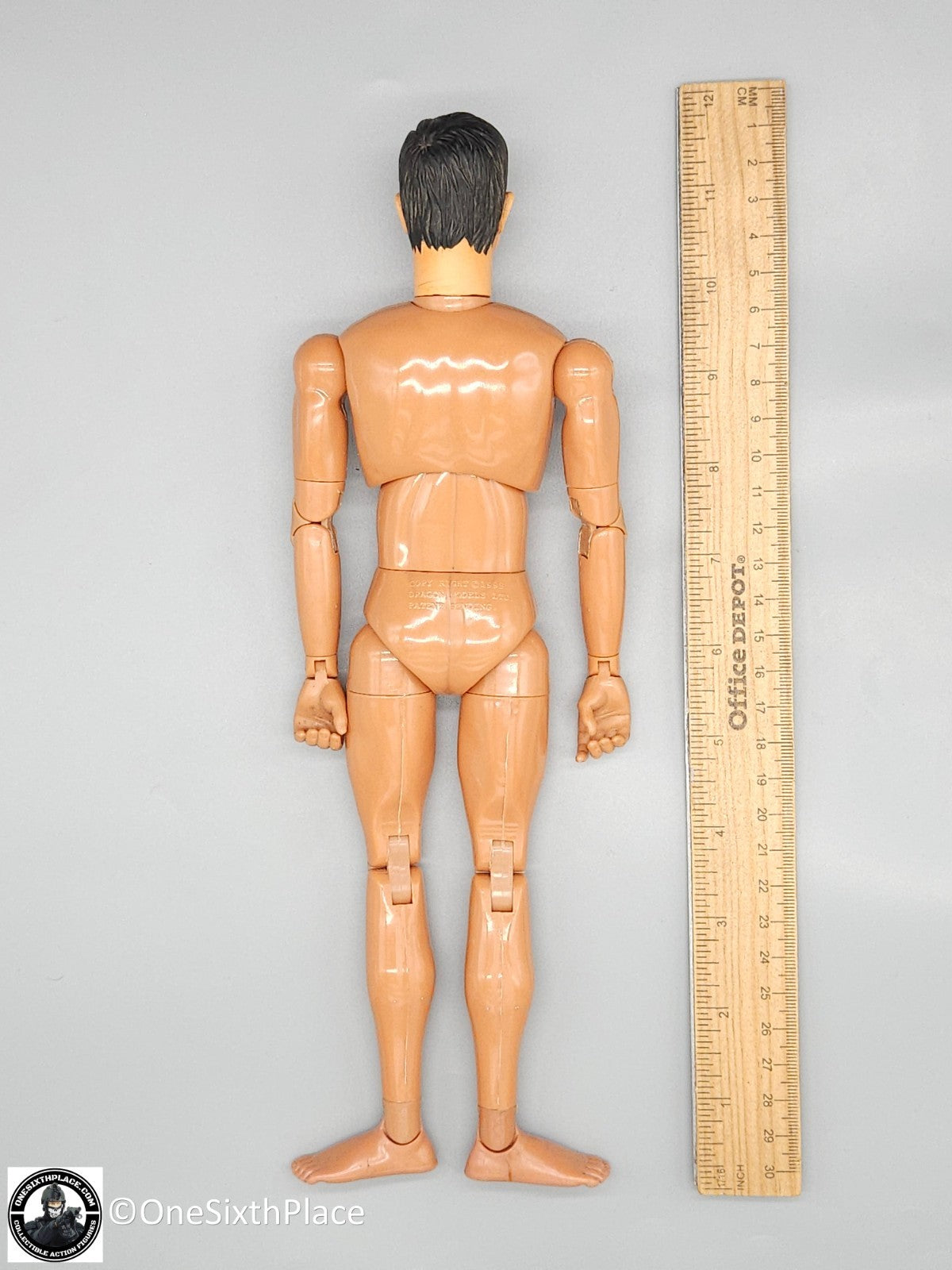 1:6 scale Dragon SDU Ray Asian Male Body w/ Head & Hands 12" Figure