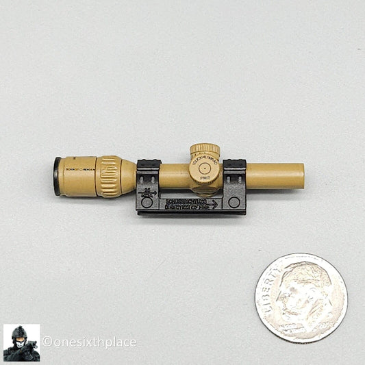 1:6 Easy & Simple PMC Weapon Set C 1-8x24 FDE Rifle Scope for 12" Figures