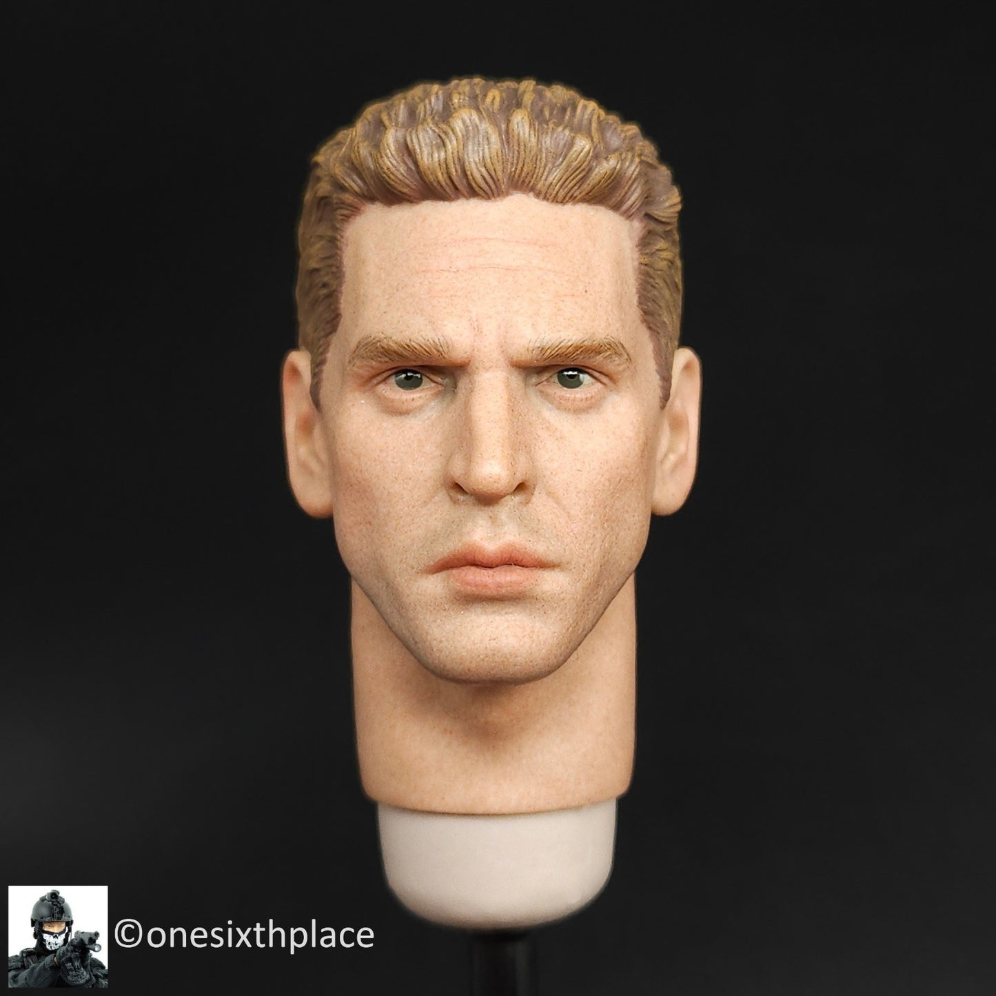 1:6 Facepool WWII US Army Ranger Sniper Male Head Sculpt for 12" Figures