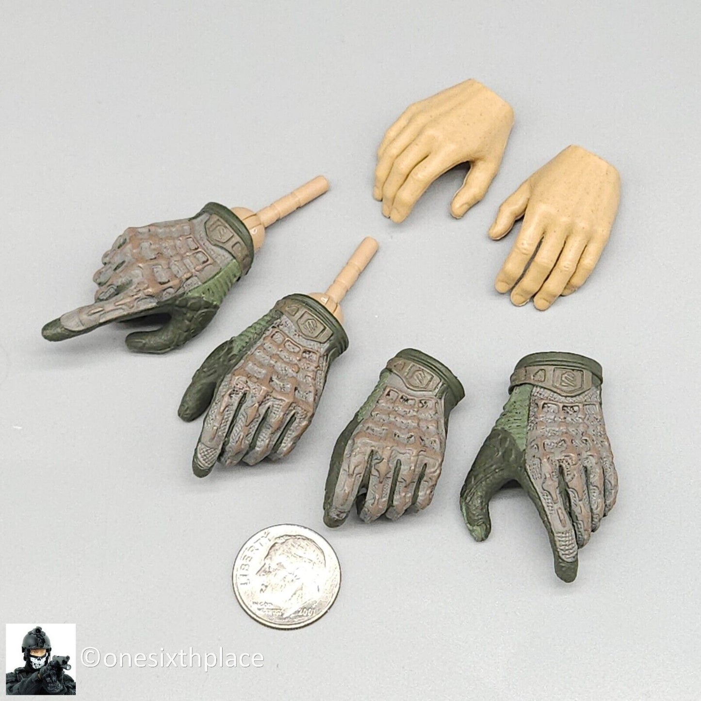 1:6 Easy & Simple Russian 561st Emergency Rescue Syria 2018 Gloved Hands Set