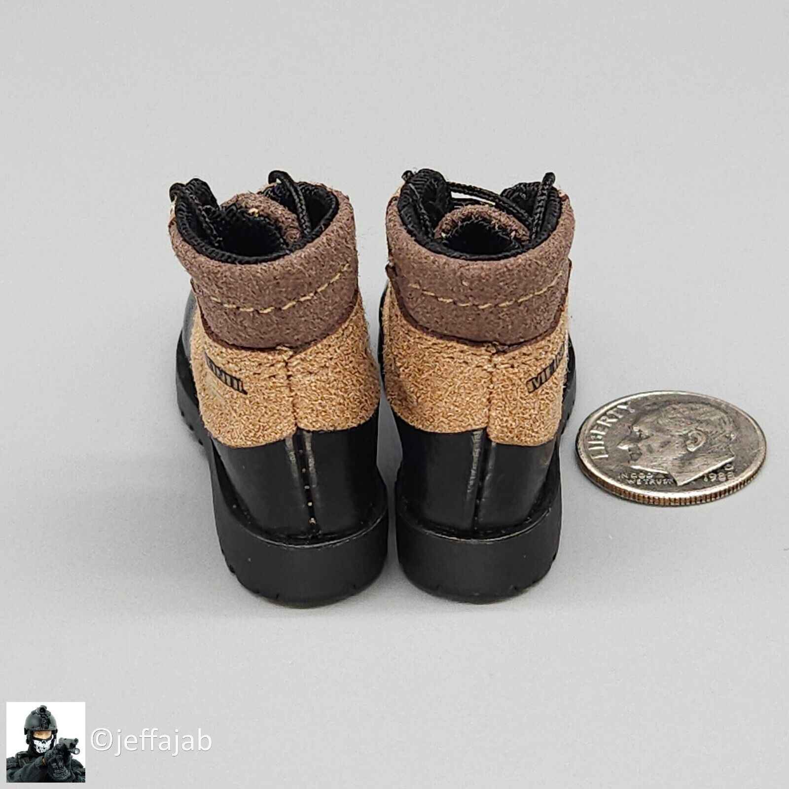 1:6 scale Soldier Story German KSM VBSS GTX Boots (Foot Type) for 12" Figures