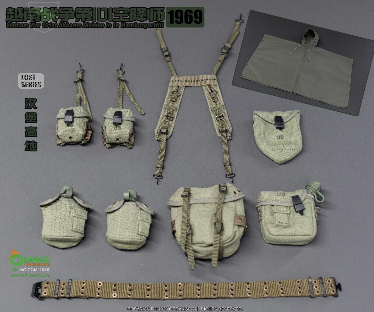 1:6 scale QO Toys Vietnam 101st Airborne Hamburger Hill 2-Quart Canteen Pouch