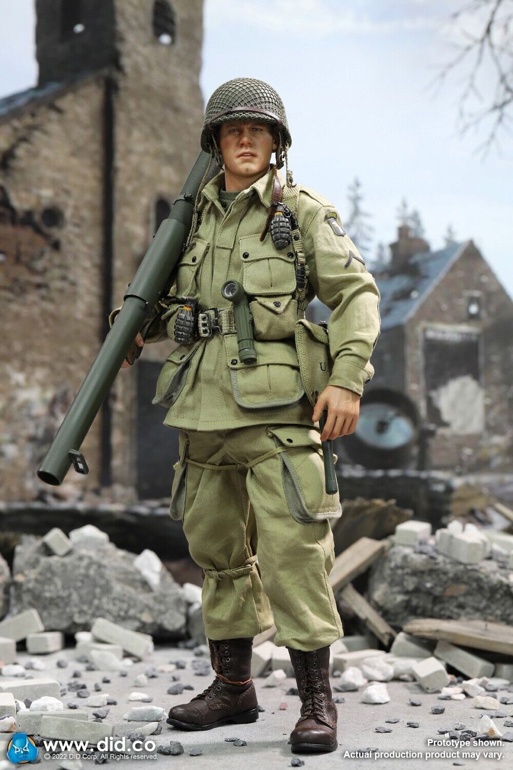 1:6 Scale DiD WWII US 101st Airborne Division Ryan 2.0 Deluxe Edition A80161S