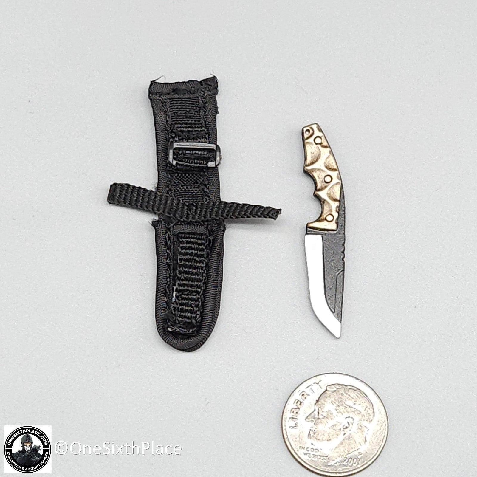 1:6 scale Fire Girl Female CQB Tactical Agent in Green Knife w/ Sheath
