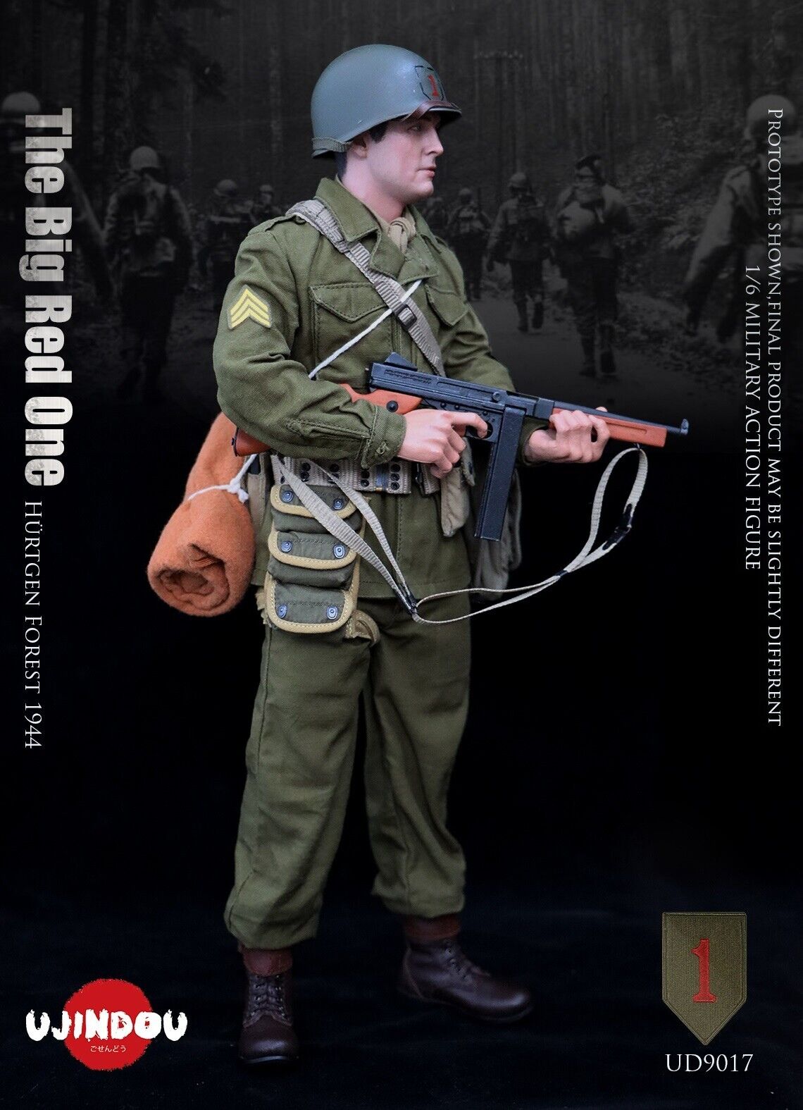 1:6 scale Ujindou The Big Red One US Army Infantryman Hürtgen Forest 1944 Figure