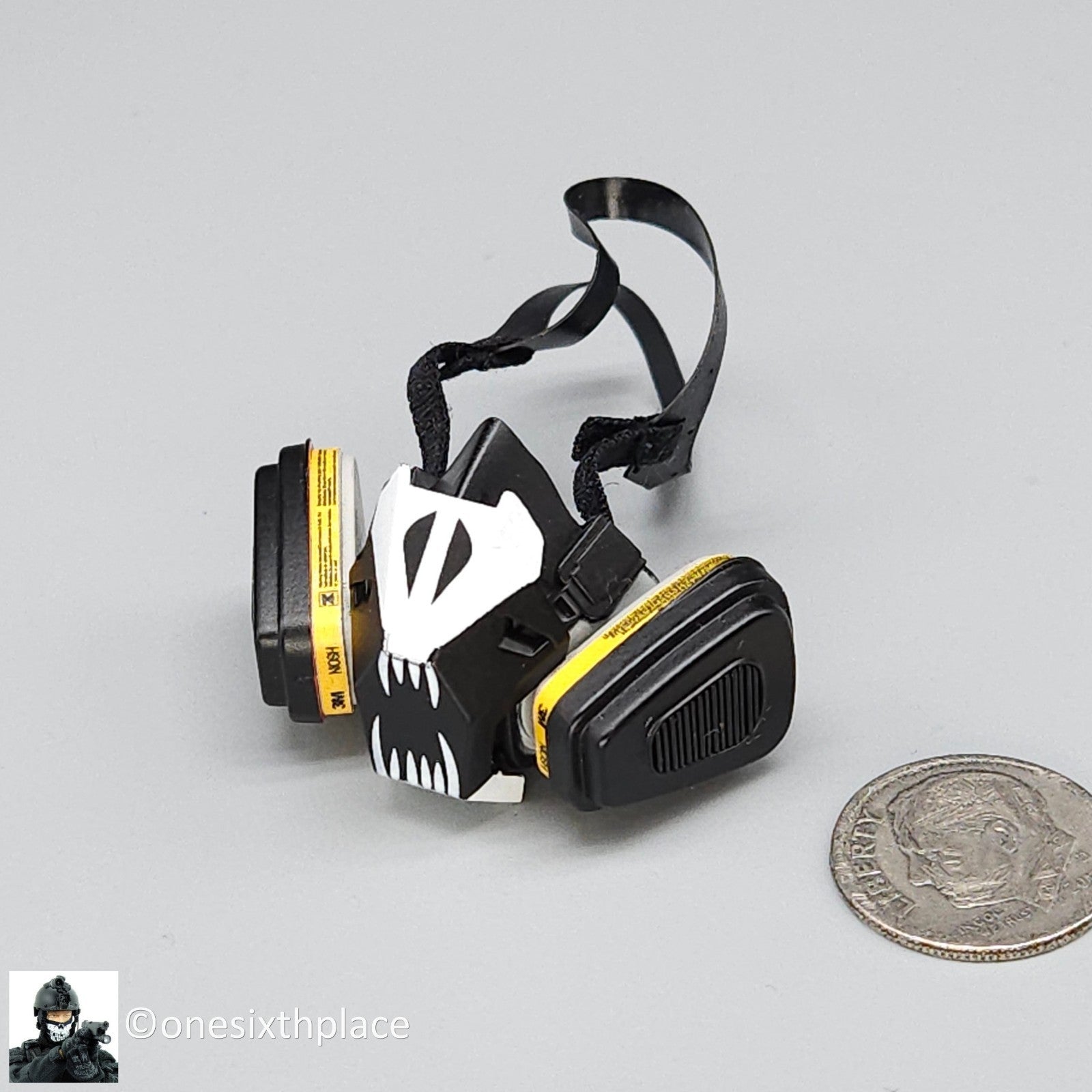 1:6 scale DamToys Extreme Zone Samurai Sakifuji Craig Gas Mask Respirator