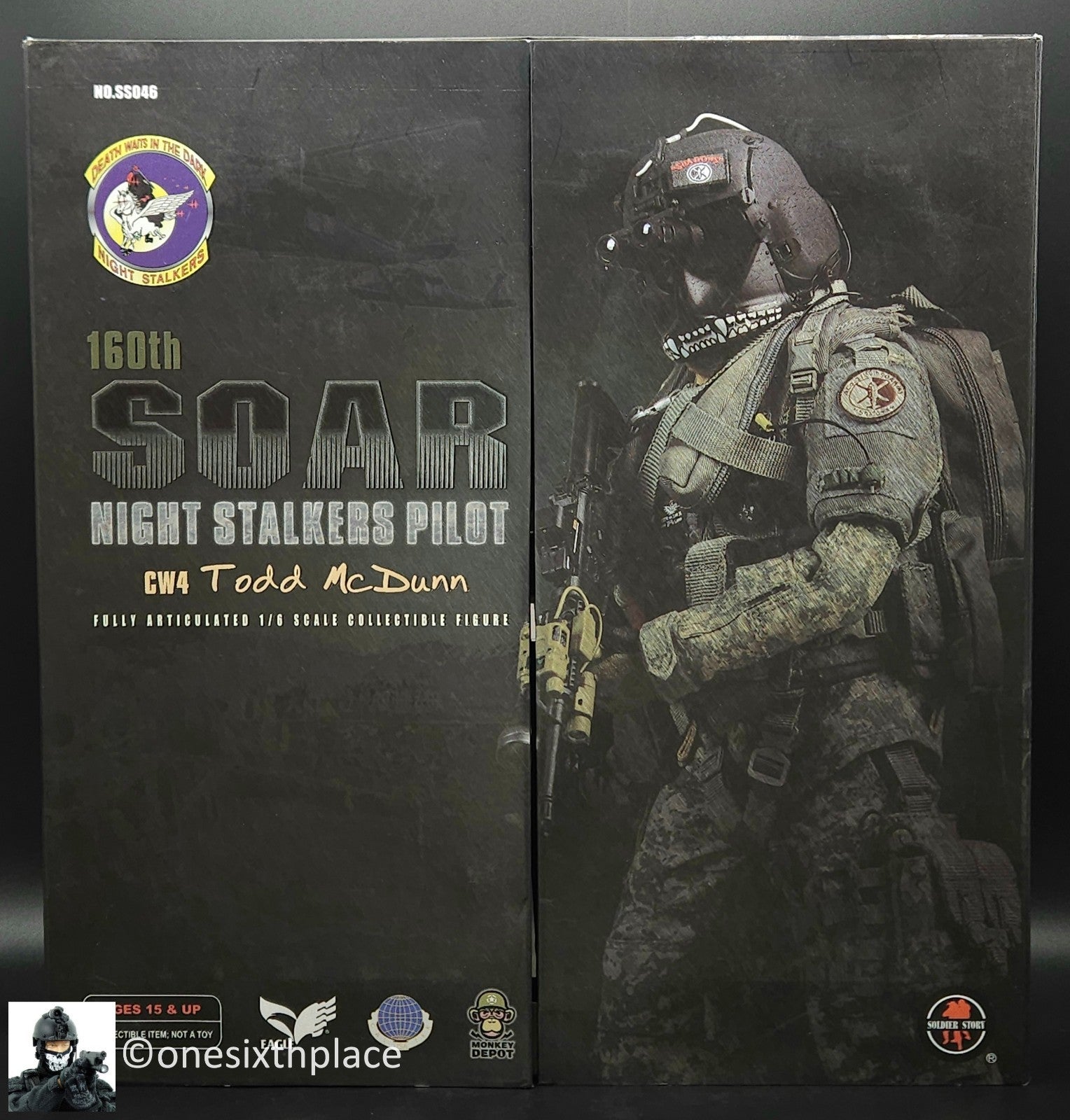 1:6 scale Soldier Story 160th SOAR Nightstalkers Pilot Todd McDunn 12" Figure