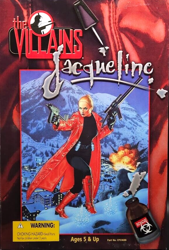 1:6 scale Villains Female Assassin Jacqueline Red Boots for 12" Figures