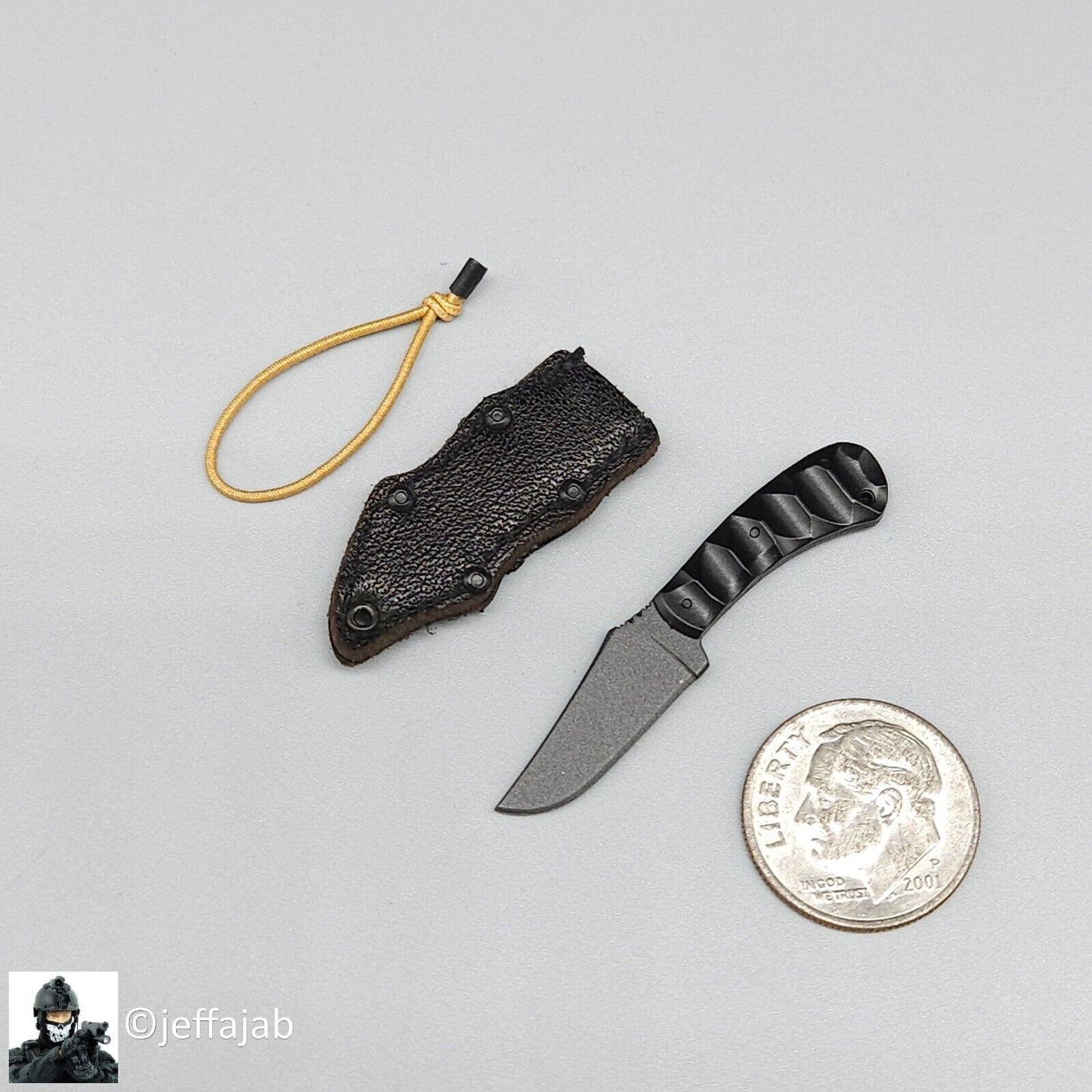 1:6 Very Cool Female Mobile Task Force Alpha-9 Combat Knife for 12" Figures