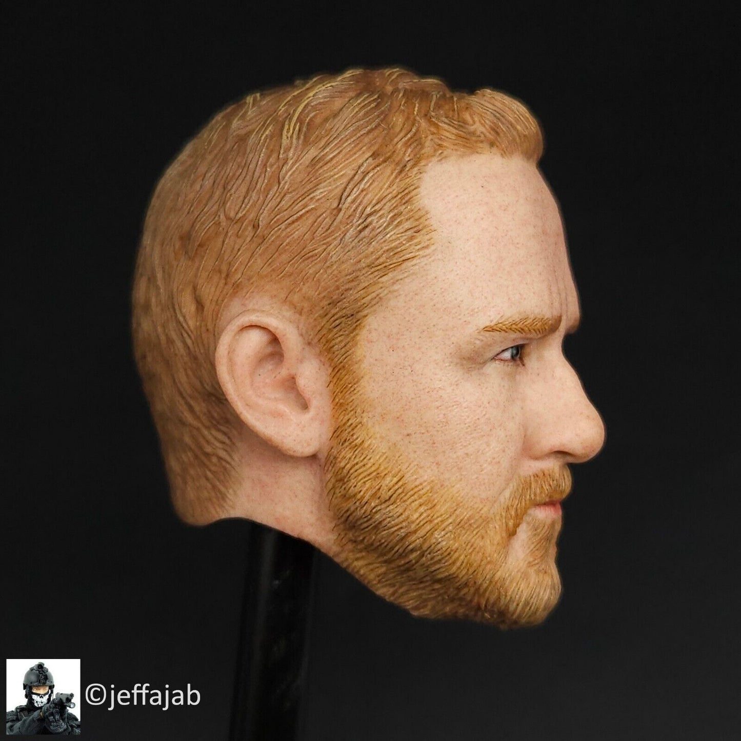 1:6 scale DamToys Navy SEAL Operation Red Wings Sniper Male Head Sculpt