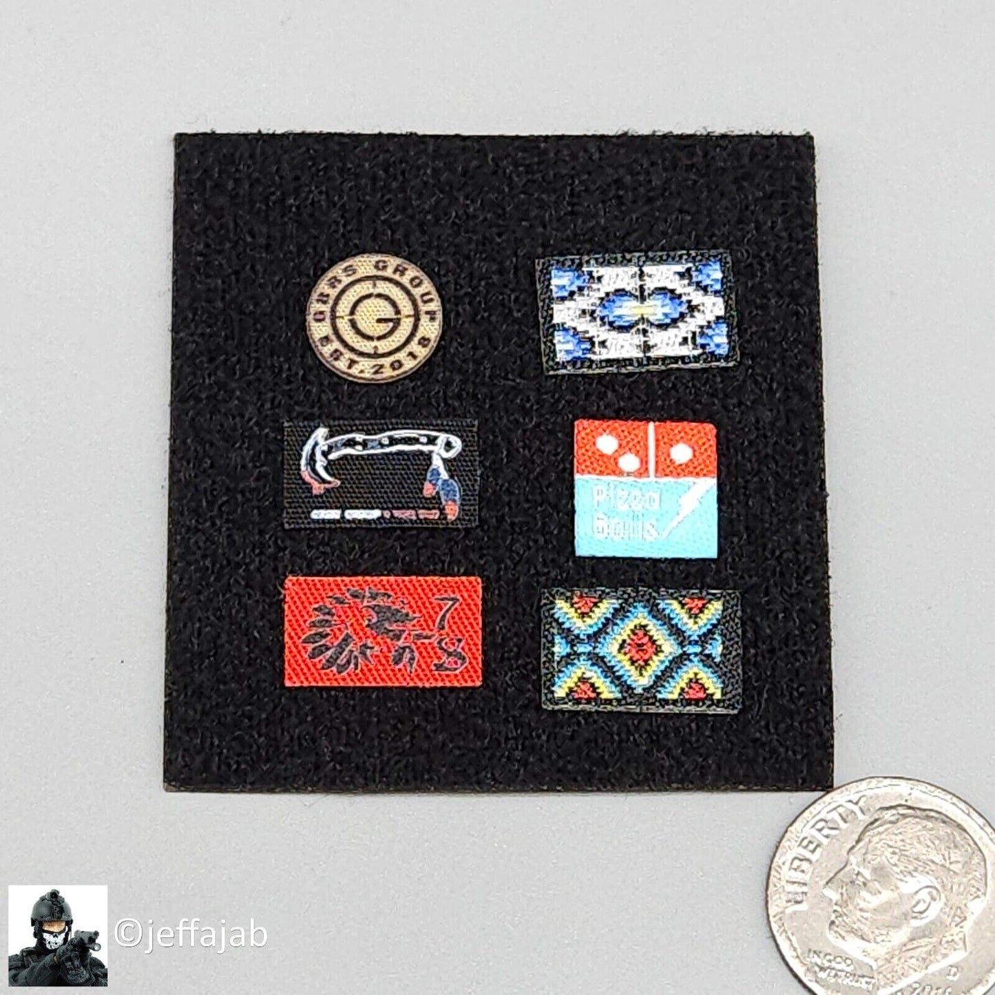 1:6 scale Easy & Simple Veteran Tactical Instructor Chapter II Patches Set