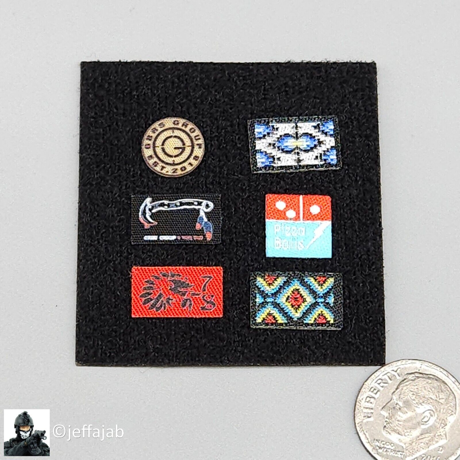1:6 scale Easy & Simple Veteran Tactical Instructor Chapter II Patches Set