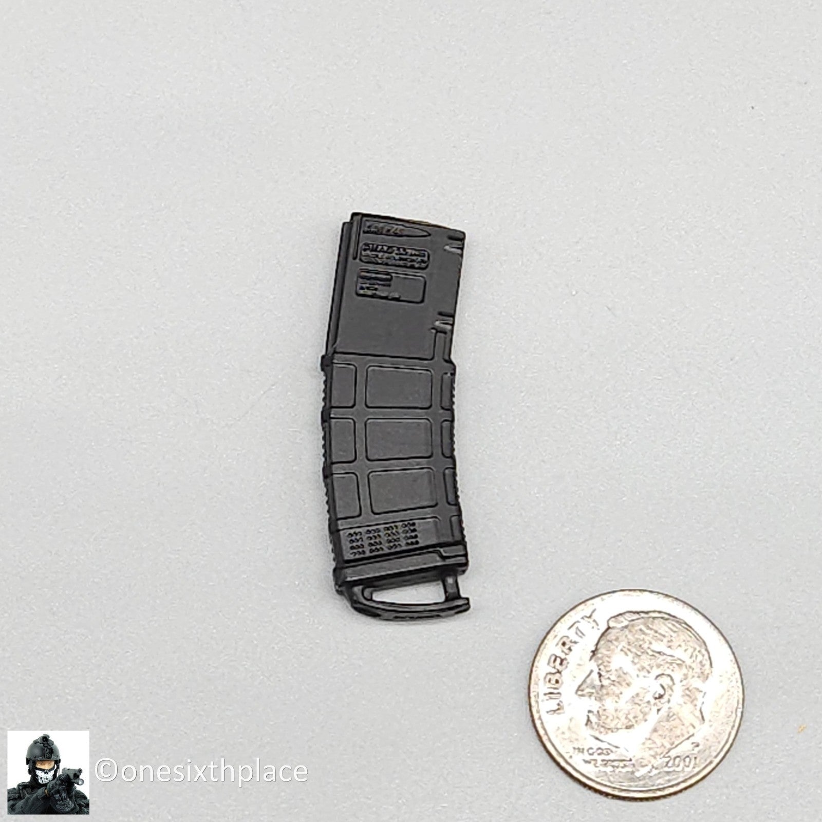 1:6 Easy & Simple PMC PMAG 30rd Rifle Ammo Mag w/ Ranger Plate for 12" Figures