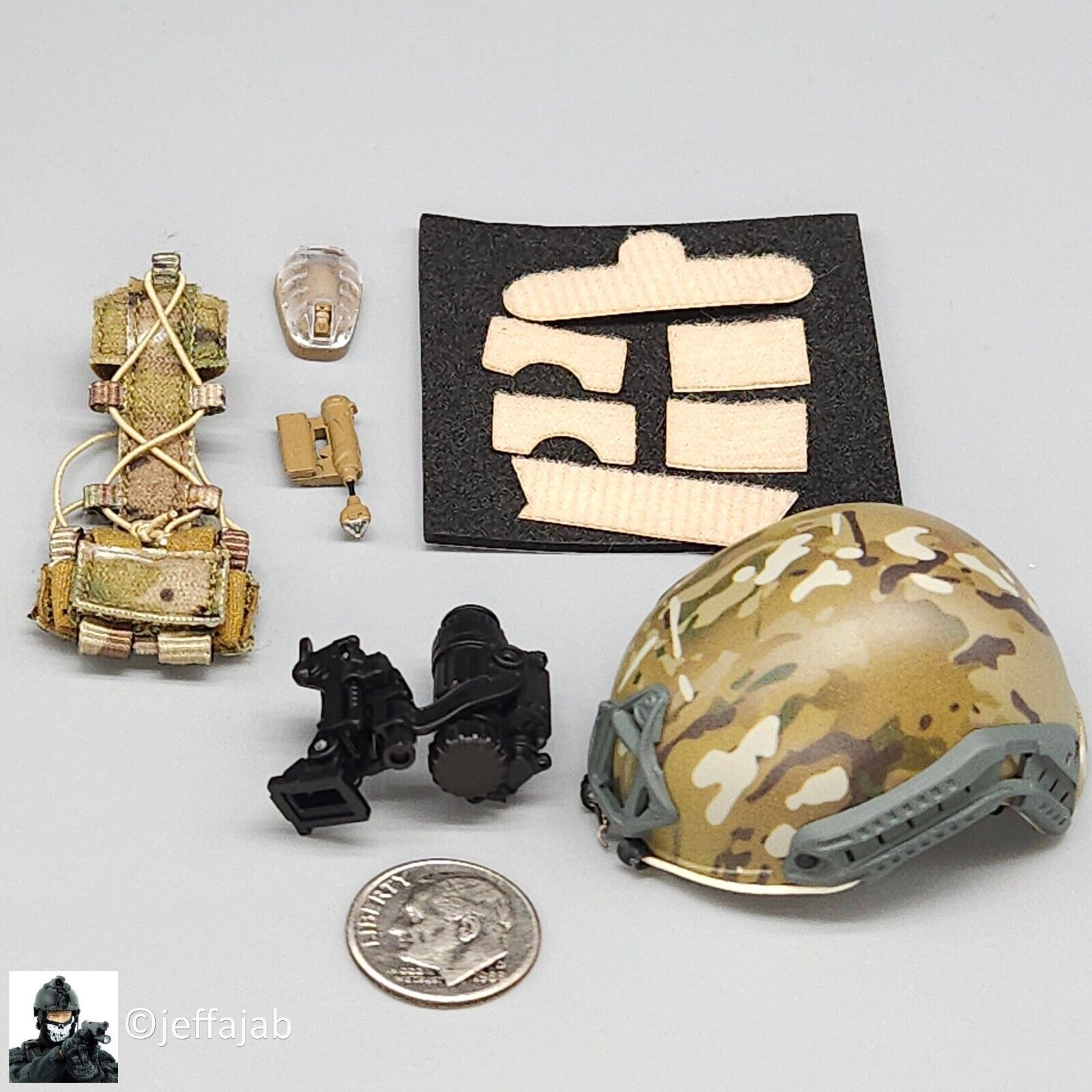 1:6 Easy & Simple Russian Special Operations Forces SSO Multicam Helmet w/ NVG