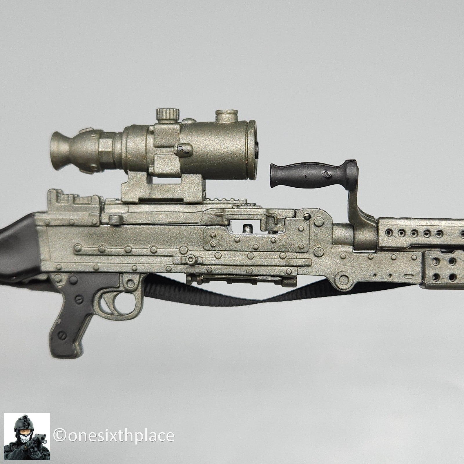 1:6 scale Hasbro GI Joe M240 Machine Gun USED READ for 12" Figures