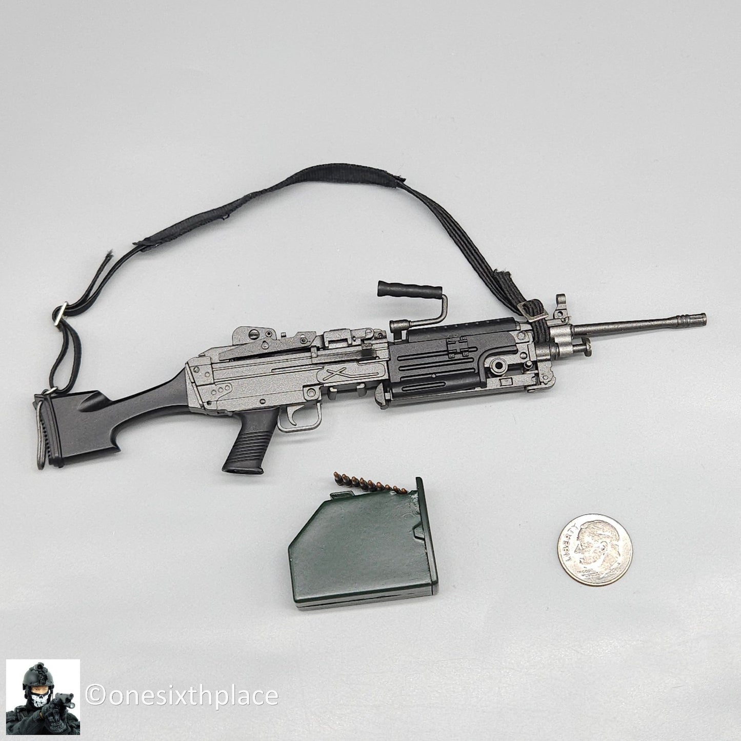 1:6 Dragon Army Ranger Lucas M249 SAW Machine Gun for 12" Figures