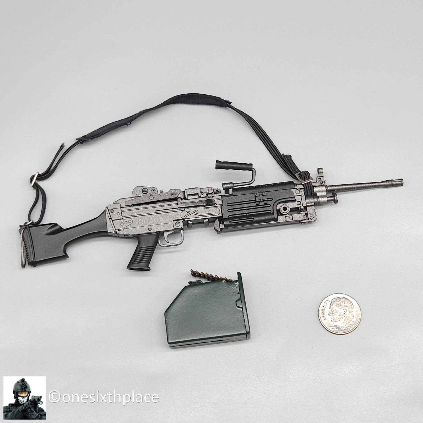 1:6 Dragon Army Ranger Lucas M249 SAW Machine Gun for 12" Figures