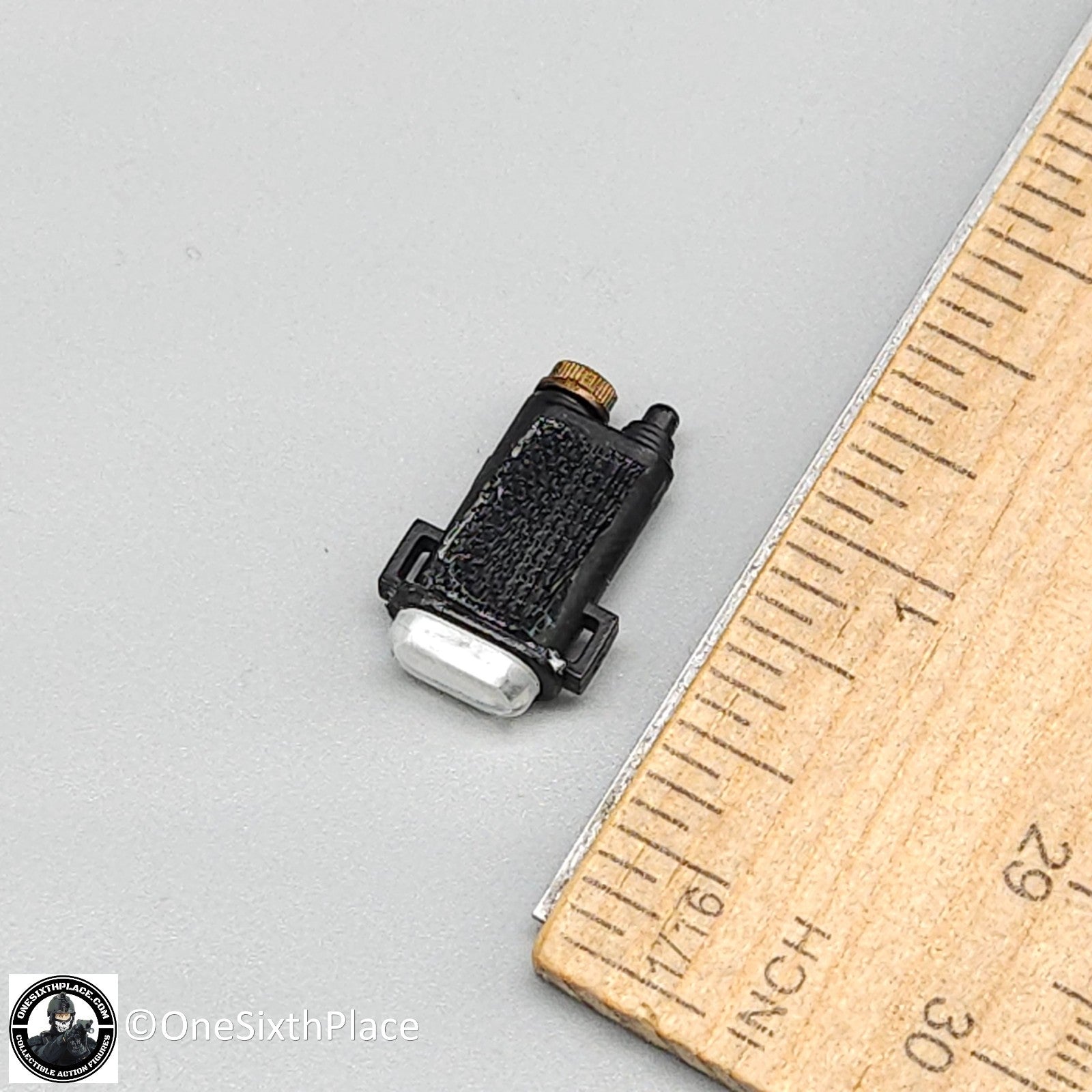 1:6 scale BBI PJ Bones Helmet Strobe (Black for 12" Figures