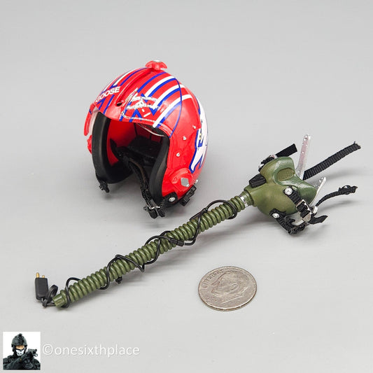 1:6 DID US Navy F-14 Pilot Tom & Nick "Goose" Flight Helmet for 12" Figures