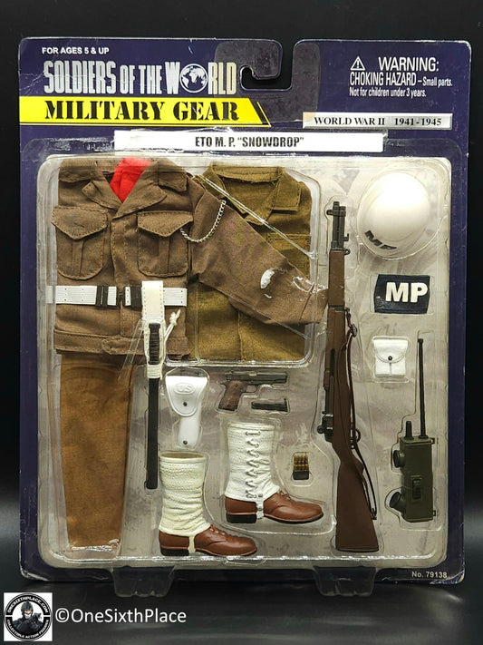 1:6 Soldier of the World US WWII Military Police MP Snowdrop Uniform 12" Figures