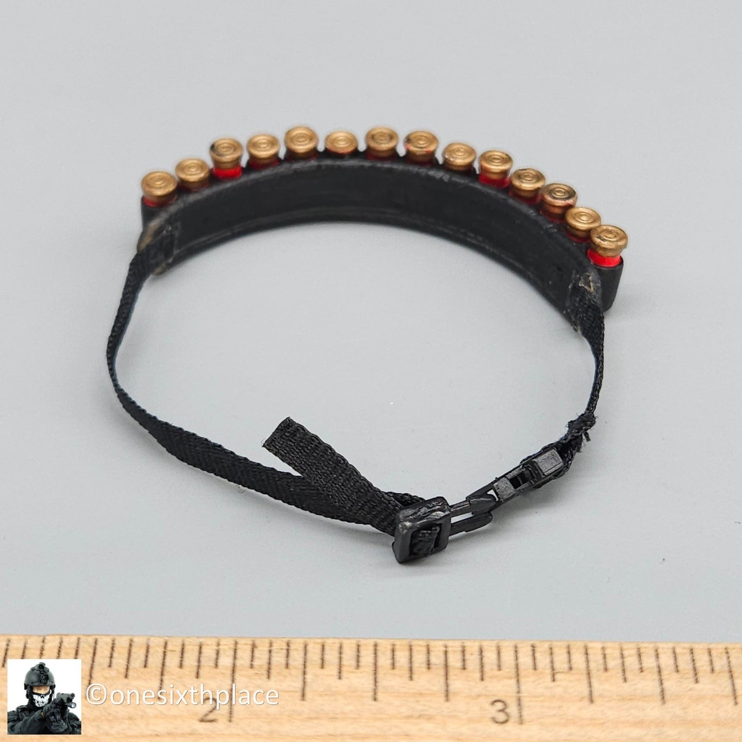 1:6 BBI Terminate Carlos Shotgun Shell Ammo Belt for 12" Figures