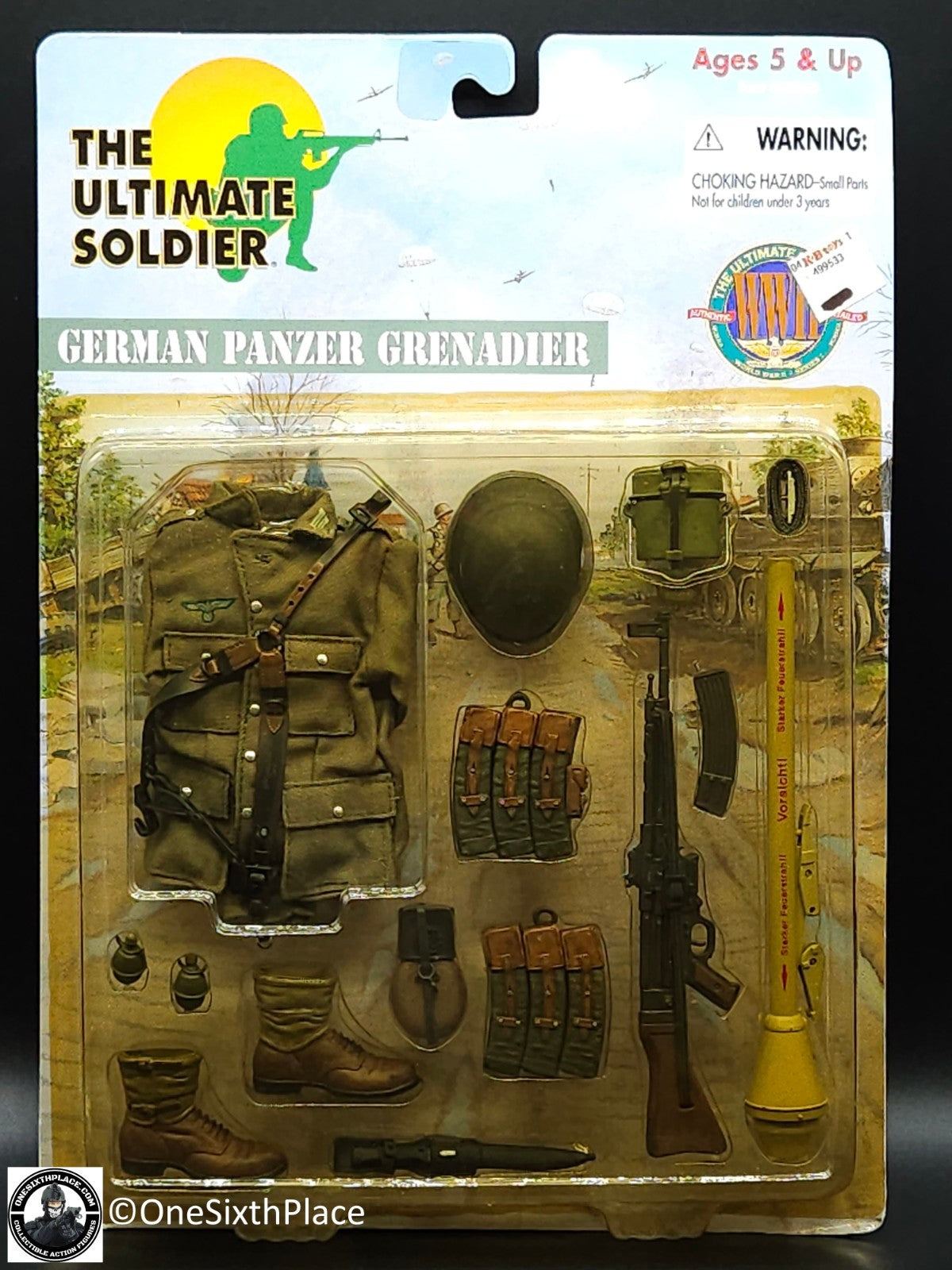 1:6 Ultimate Soldier WWII German Panzer Grenadier Uniform Set for 12" Figures