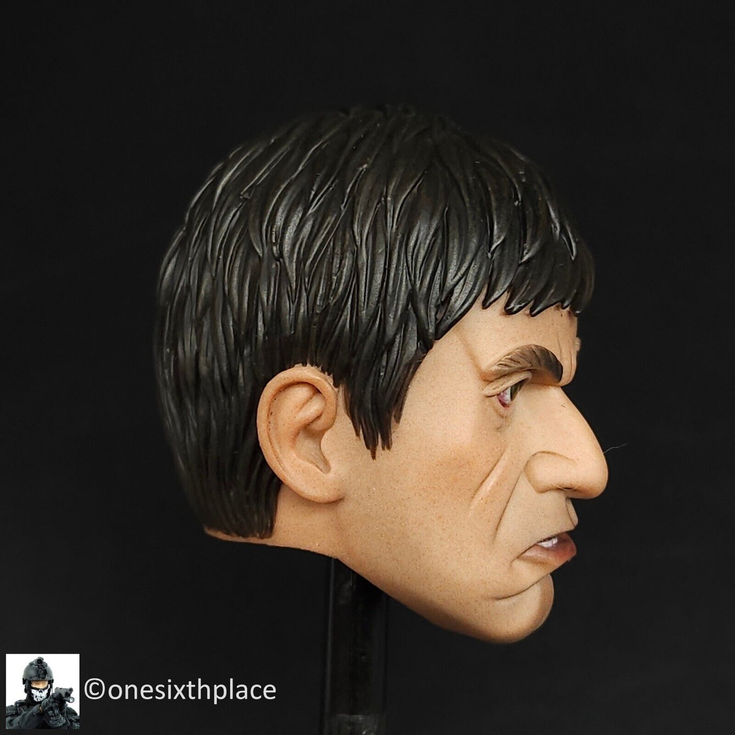 1:6 scale DamToys Gangster's Kingdom Diamond Angelo Male Head #2 (No Neck Piece)