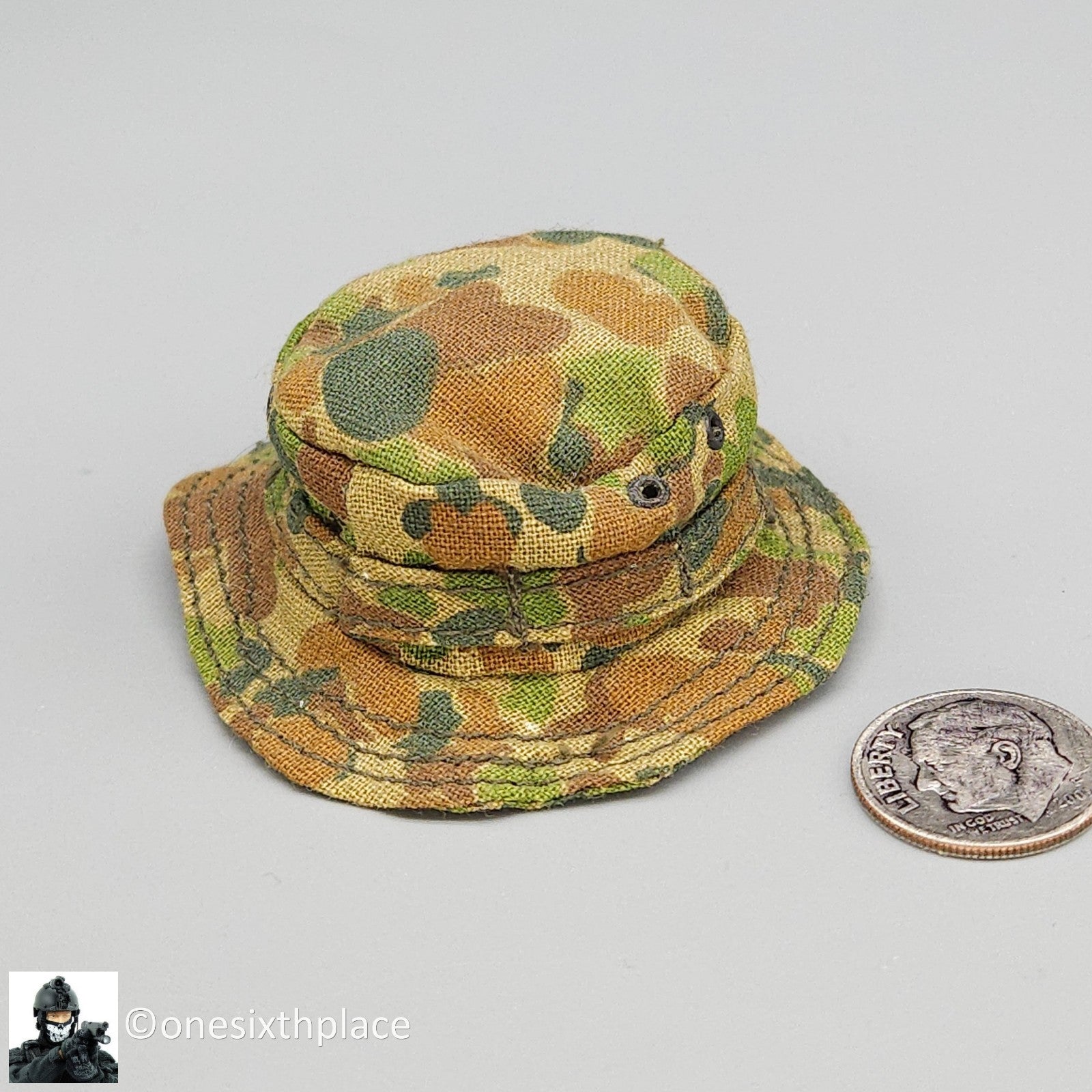 1:6 scale BBI Australian SASR Sean Bannon Auscam Camo Boonie Hat for 12" Figures