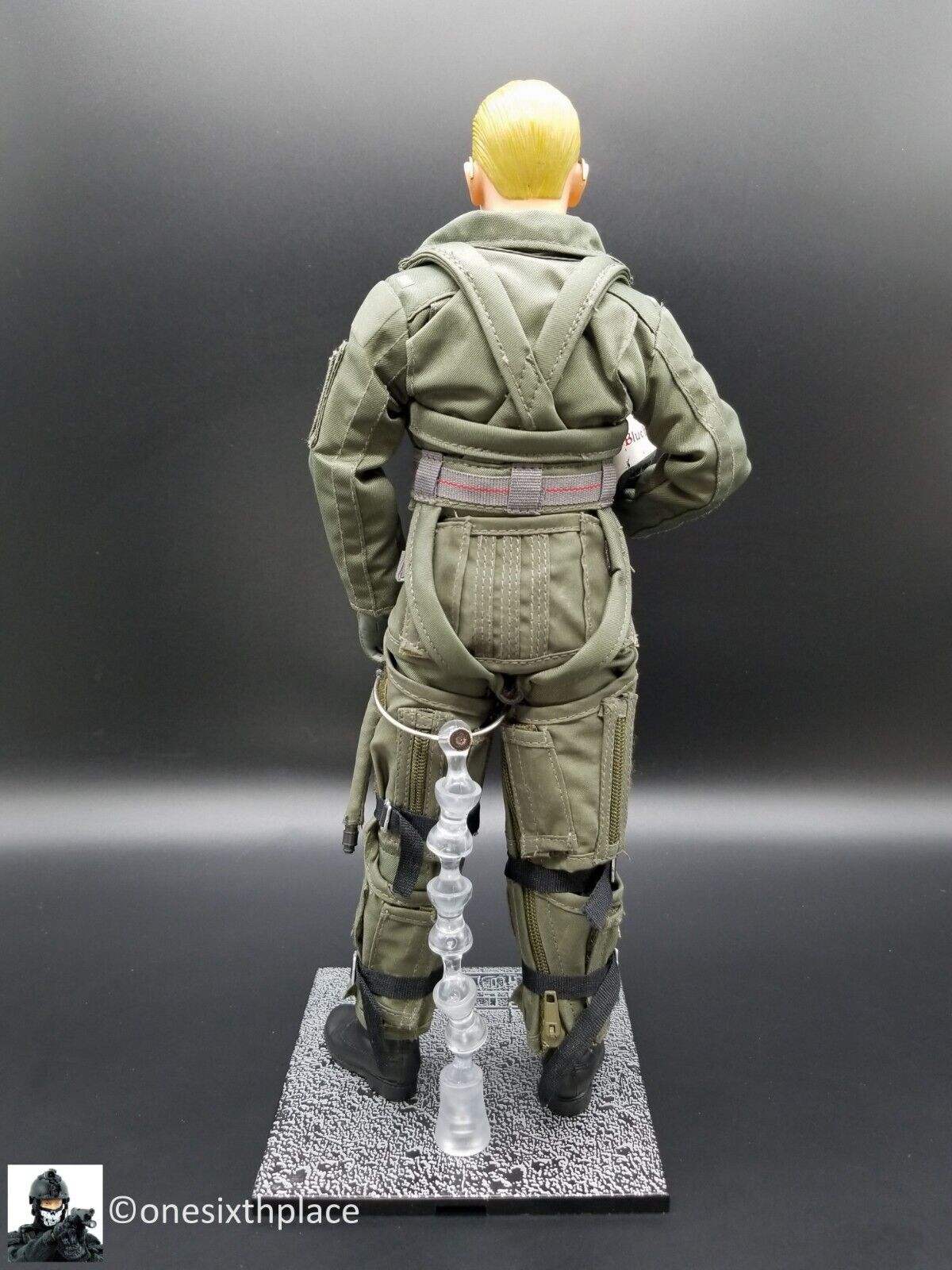 1:6 BBI Elite Force 12" Action Figure Display Stand Base for GI Joe Dragon Pilot