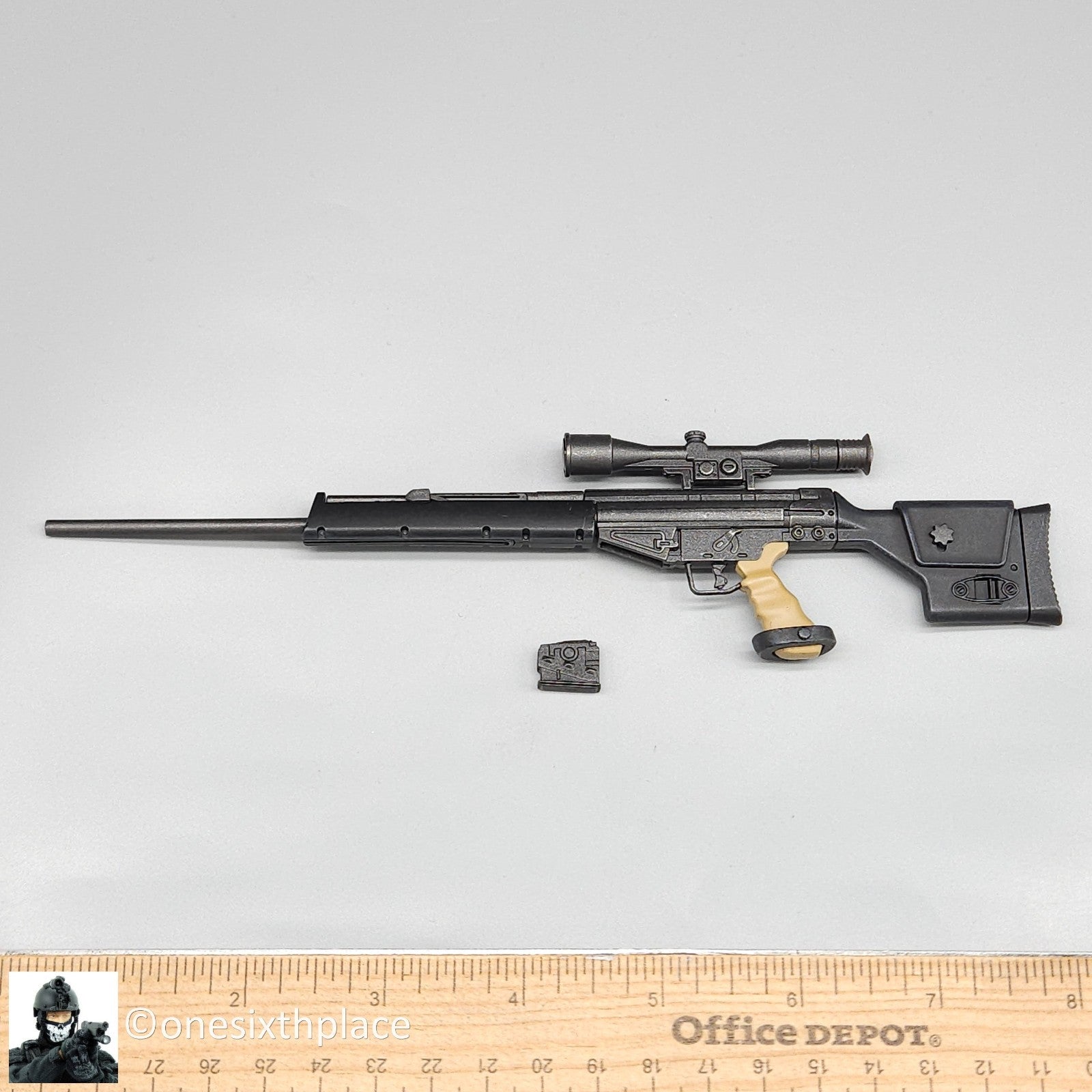 1:6 Hot Toys Jill Valentine HK PSG1 Sniper Rifle for 12" Figures