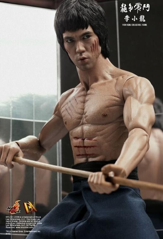 1:6 scale Hot Toys DX04 Bruce Lee Enter the Dragon Deluxe Set 12" Figure