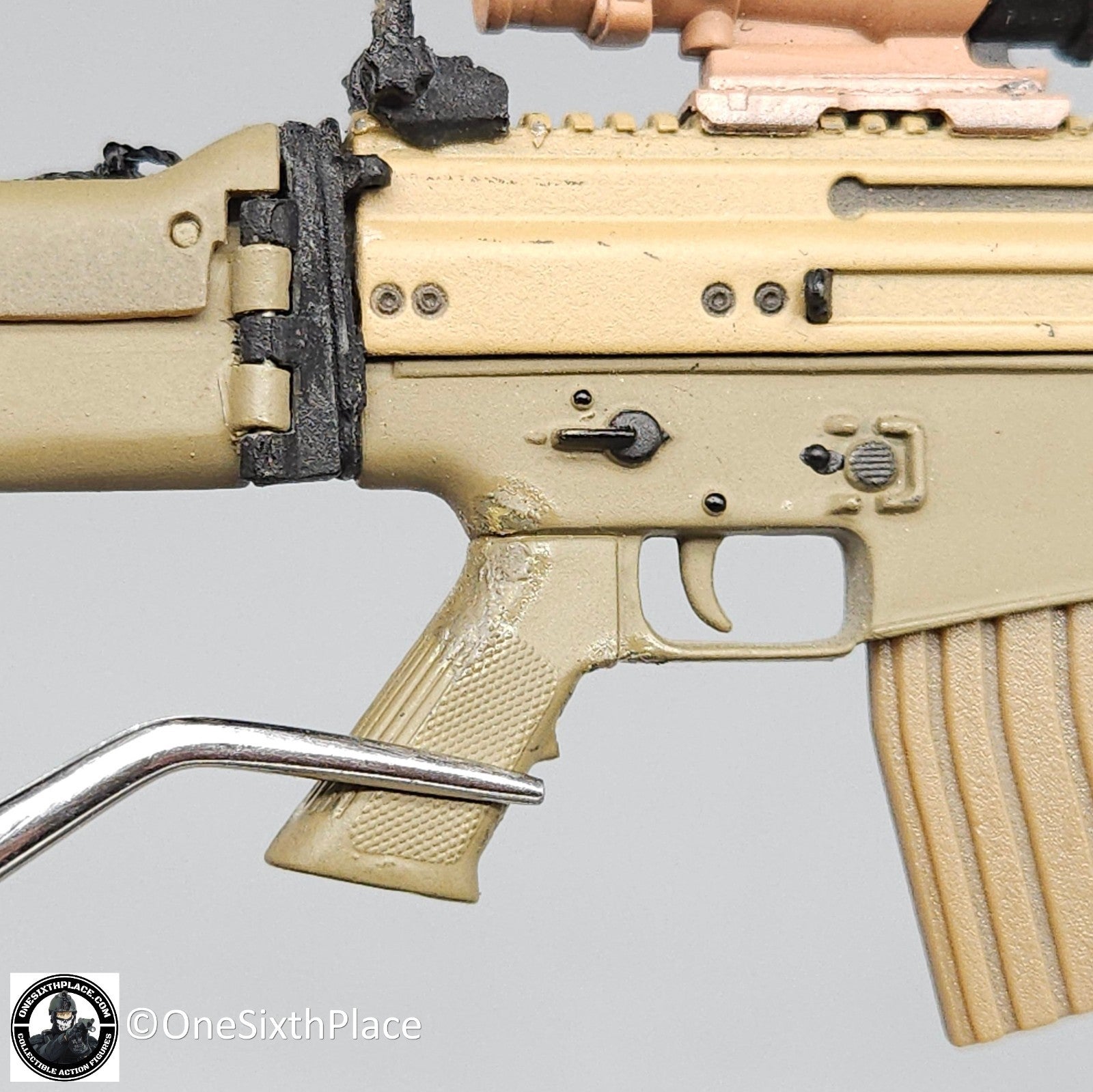 1:6 scale ACE SEAL Team 10 SCAR-L Rifle w/ Mags for 12" Figures