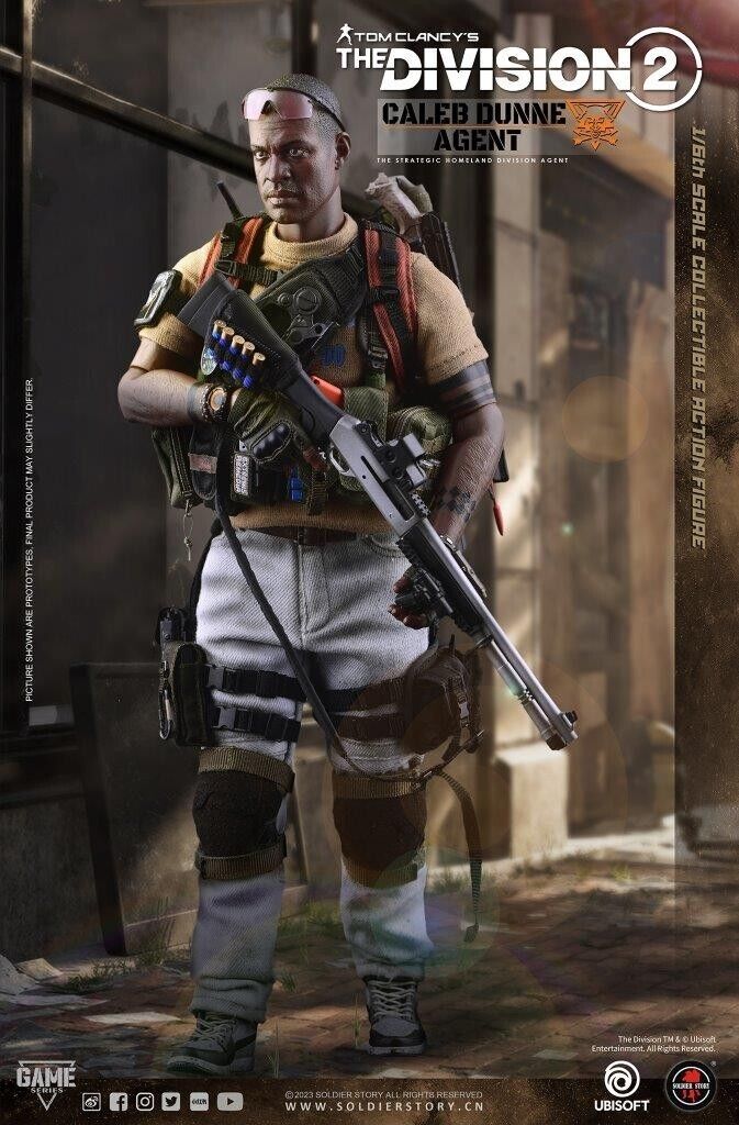 1:6 Soldier Story The Division 2 Agent Caleb Dunne 12" Figure SS G008