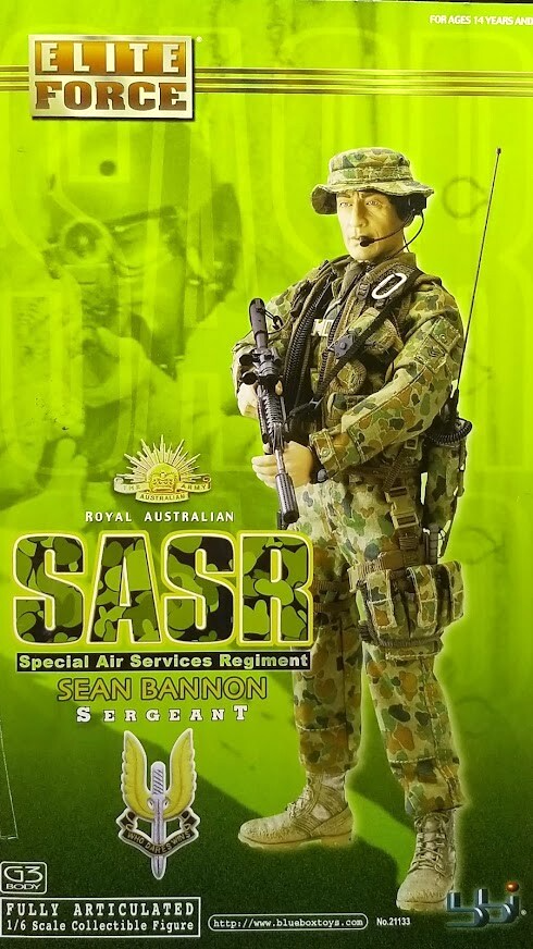 1:6 scale BBI Australian SASR Sean Bannon Auscam Camo Boonie Hat for 12" Figures