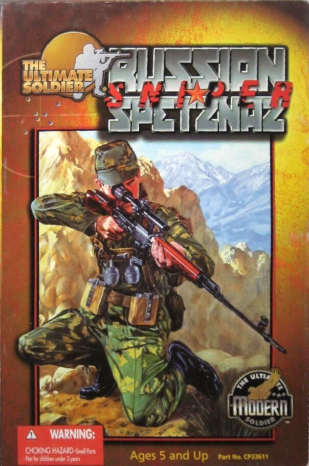 1:6 Ultimate Soldier Russian Spetsnaz Molded Canteen for 12" Figures