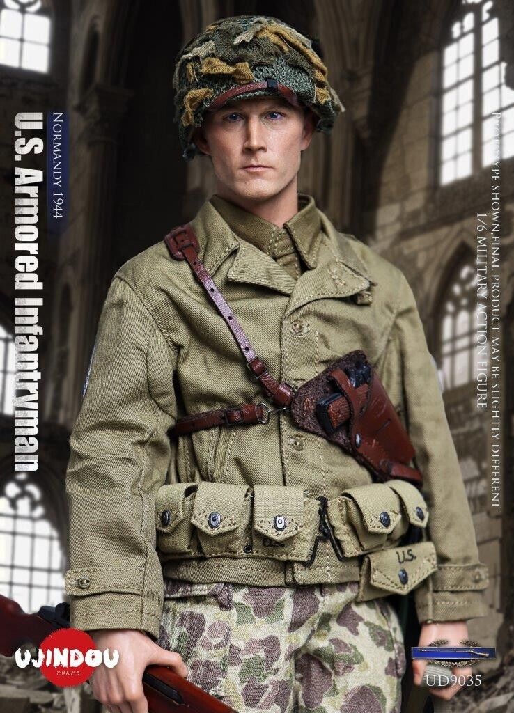 1:6 scale Ujindou WWII US Armored Infantryman Leggings Gaiters for 12" Figures