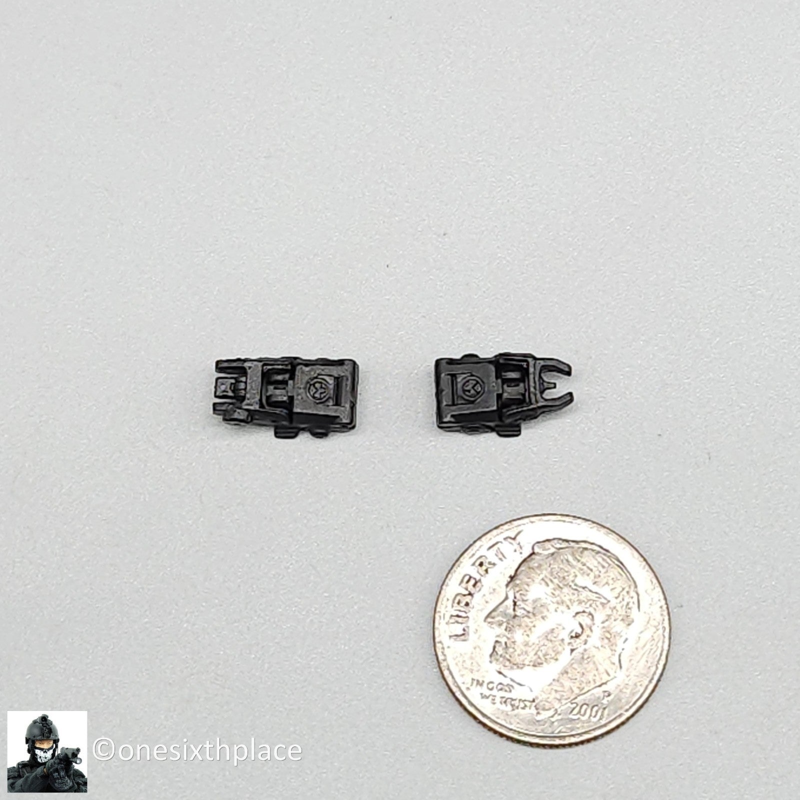 1:6 Easy & Simple PMC Backup Sights Rifle Accessory for 12" Figures
